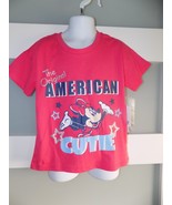 Disney Minnie Mouse The Original American Cutie Pink SS T-Shirt Size 5/6... - €14,48 EUR