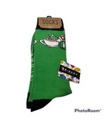 Friends TV Show Crew Socks Men&#39;s Shoe size 6-12 sock 9-11 Green Central ... - $11.76