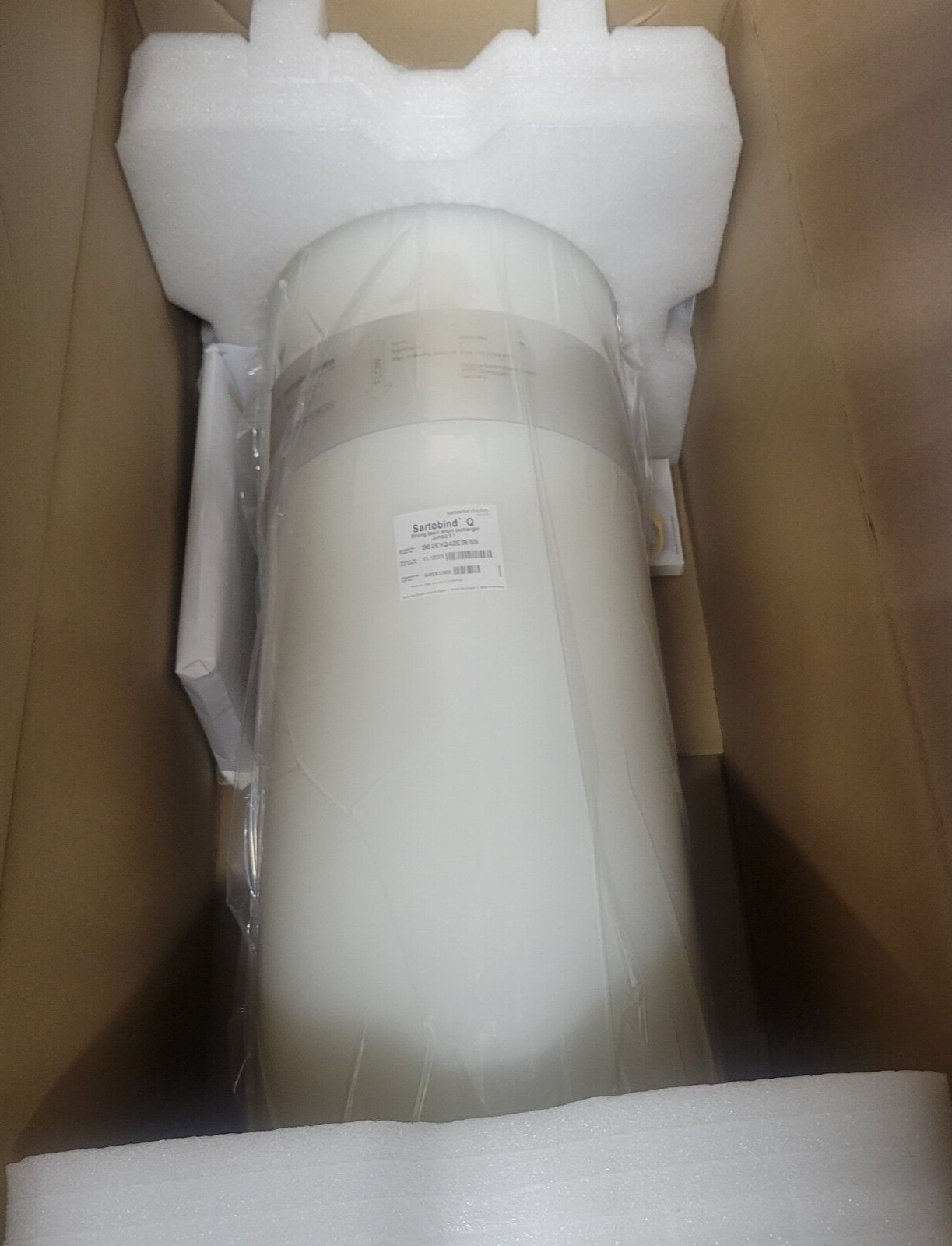 Sartorius Sartobind Q strong basic Anion Exchanger 5 L jumbo,  96IEXS42E... - $1,829.00