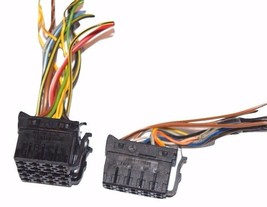 MERCEDES BENZ RADIO STEREO CASSETTE WIRES HARNESS PLUGS CONNECTORS 1994+ - $24.70