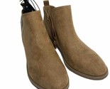 Time and True Womens Size 9 Faux Leather Tan Booties NWT - $19.00
