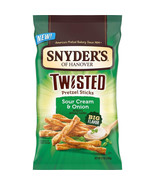 Snyder&#39;s Sour Cream &amp; Onion Twisted Pretzels 12oz (Bag of 3) - $547.79 MXN