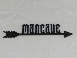 24&quot; Mancave Wood Arrow Wall Decor Art Sign - £19.73 GBP