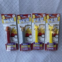 Pokemon pez dispensers set of 4 new in package 2 Pika, 1 EEVEE 1 charmander - £17.76 GBP