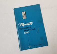 1960 Plymouth Owners Manual Suburban Convertible 2nd Edition Original Bo... - $18.81