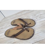 Olukai Rabbit Kekai Special Edition Men Brown Flip Flop Women Size 7/8 - $58.79 CAD