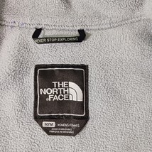 The North Face ANLP Women Gray & Purple Denali Fleece Polartec Full Zip Jacket M image 3