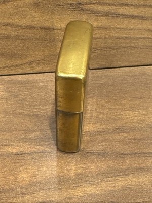 April Of 1996 Zippo Advertising Lighter Doral Tobaccoville NC Brass Finish Item image 4
