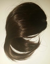 New Premium Quality Tangle Free Hair Extension Clip In BANGS》BROWN #4 - $94.05 MXN