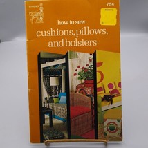 Vintage Singer How to Sew Book, Cushions Pillows and Bolsters, 1974 Sewi... - £15.22 GBP