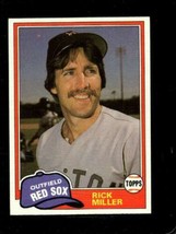 1981 Topps Traded #803 Rick Miller Nm Red Sox Nicely Centered *X82254 - £2.30 GBP