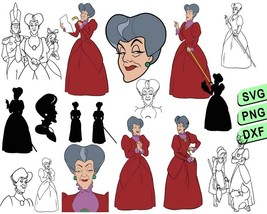 Disney Lady Tremaine Svg, Wicked Stepmother Svg, Disney Villains Svg - $2.49