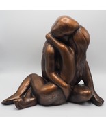 Medio Secolo Amanti Nude Embrace Statua Di Arnold Bergere Leonardo Art 1968 - £336.93 GBP
