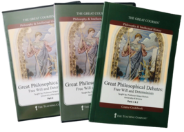 Great Courses Great Philosophical Debates Free Will Determinism DVDs &amp; Guidebook - £15.31 GBP