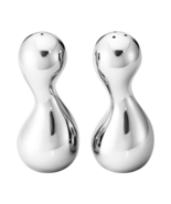 Cobra by Georg Jensen Stainless Steel Salt &amp; Pepper Shaker Set - Vtg NOS - $120.44 CAD