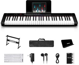 61 Semi-Weighted Keys, An Lcd Display, An 1800Mah Battery, And A Midi Usb - £133.63 GBP