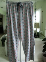 ND GREY RED BLUE WITH STARS LOUNGE PANTS SIZE SMALL #7244 - £5.31 GBP