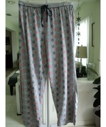 ND GREY RED BLUE WITH STARS LOUNGE PANTS SIZE SMALL #7244 - $6.75