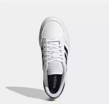 Adidas Women&#39;s Breaknet Tennis Sneaker Size 9.5M White/Black FX8724 New - £40.96 GBP