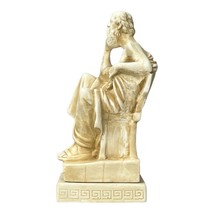 Greek Philosopher SOCRATES Greek Statue Ancient Athens Academy Cast Stone - £30.64 GBP