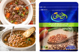 2.20Ib.Al-Doha Egyptian Dry Brown lentils Natural and Healthy 35oz. عدس ... - $40.44
