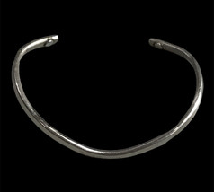 Sergio Lub Wave Silver Tone Magnetic Cuff Bracelet 6.5”-7” - £13.58 GBP