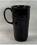 Longaberger Black Ceramic Travel Mug W/ Lid - $12.35 CAD