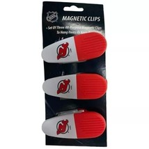 New Jersey Devils Chip Clip 3-Pack Set All-Purpose Magnetic NHL Official... - $8.80