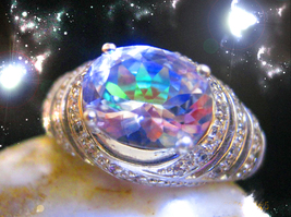 HAUNTED RING MASTER THE WORLD EXTREME POWERS HIGHEST LIGHT COLLECT OOAK MAGICK image 2