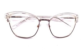 OTIS+GREY Eyeglasses OG 20213 CR Crystal Gold Cat Eye Frames 53-17-140 - $21.78