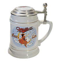 Miller High Life Girl In The Moon Limited Edition Collectors Stein Lidded Pewter - £36.90 GBP