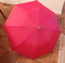 unused Vintage KNIRPS Red Nylon Umbrella 20&quot; NF - $40.00