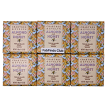 Crabtree &amp; Evelyn Almond and Honey Bar Soap Triple Milled 21oz (6x3.5oz) 6pc Set - £23.64 GBP