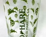 RED HARE BREWING Co Beer Can Shape Glass Marietta Ga Rabbit Cotton Tail ... - $6.88