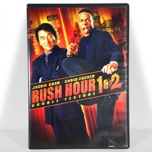 Rush Hour / Rush Hour 2 (DVD, 1998/ 2001, Double Feature) Like New ! Jackie Chan - £4.61 GBP