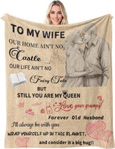 Gifts for Wife from Husband - Wife Blanket, Gifts for Wife Anniversary Romantic - £19.72 GBP