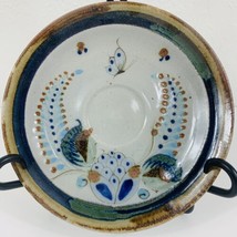 Ken Edwards Pottery 6.75&quot; Saucer Plate #F El Palomar Mexico Folk Art Agave Plant - £13.22 GBP