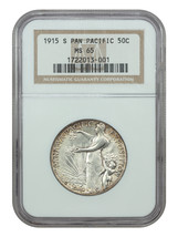 1915-S 50C Panama-Pacific NGC MS65 - £1,803.32 GBP