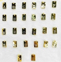 A toZ Letter Pendant Charm Pave CZ Crystal Alphabet Letter Pendant,Stear... - $3.70