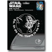 Star Wars Yoda Die Cut Decal White - $9.98