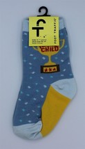 Foot Traffic Socks - Kids Crew - Favorite Child - Shoe Size 10-12 - £5.69 GBP