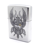 Odin - Viking - Norse God - The All Father Zippo Lighter Street Chrome - £22.79 GBP