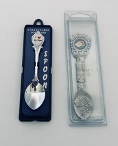 Atlantic City Las Vegas Collectible Souvenir Spoons Pewter Holland Silver Tone - £14.36 GBP