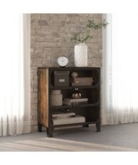  Storage Cabinet Rustic brown Metal and MDF Compact Cabinet - $2,780.03 MXN