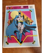 Batman Frame Tray Puzzle DC Comics by Golden Puzzles 1989 Vintage 12 Pieces - $11.26