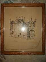 ANTIQUE HAND-SIGNED, DATED, COPYRIGHT PHOTOGRAVURE A.W.ELSON &amp; CO. BELMO... - $79.99