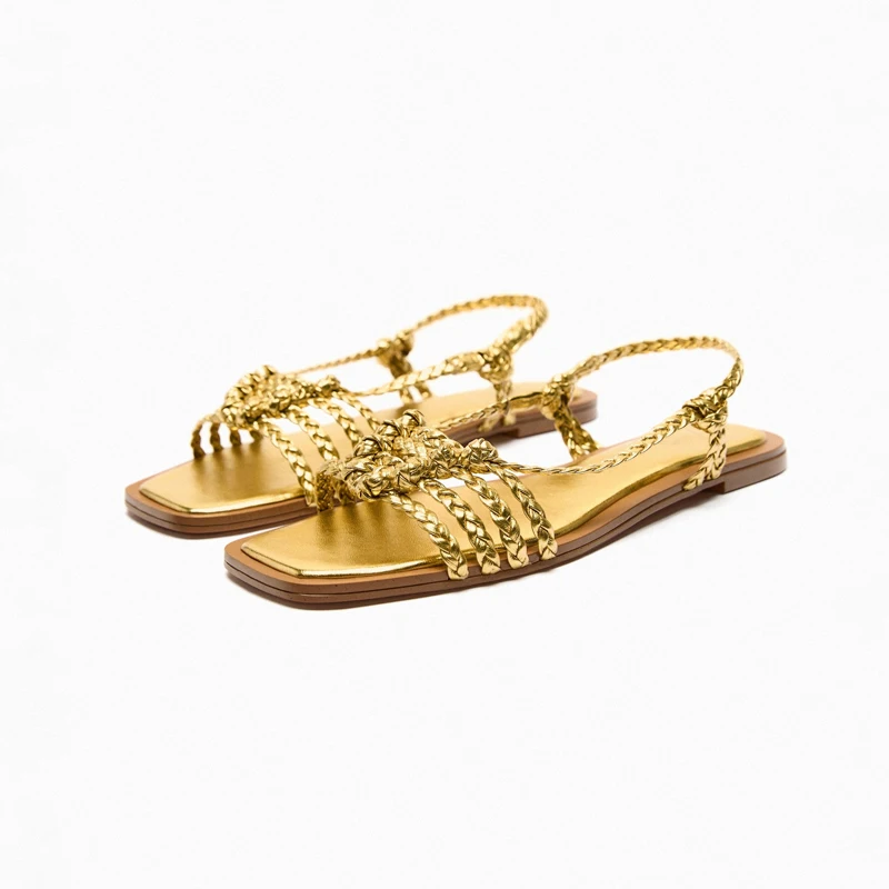 2024  Modern Sandals Women New Fashion   Roman Sandals Female Casual Flats Sanda - £94.25 GBP