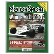 Motorsport Magazine March 2001 mbox676 William&#39;s world-beaters - £3.11 GBP