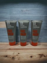 3x Duke Cannon Supply Co Energizing Cleanser Face Wash 6 oz Vitamin C Menthol  - £21.92 GBP