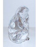 EXQUISITE WATERFORD CRYSTAL MONKEY WITH BABY 4 1/8&quot; FIGURINE/SCULPTURE I... - $102.46